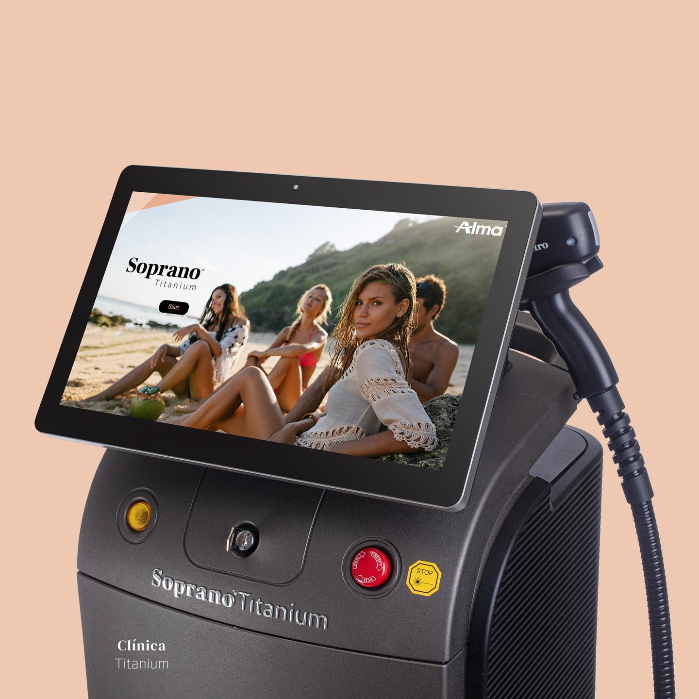 Consola del Soprano Titanium de Alma Lasers